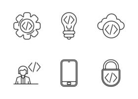 Coding Vector Icon Set