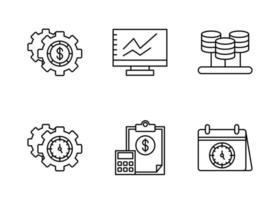 Growth Hacking Vector Icon Set