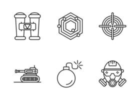 Military Vector Icon Set