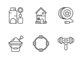 Toys Vector Icon Set