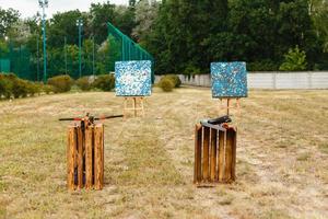 Target for archery and crossbow shooting photo