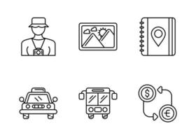 Tourism Vector Icon Set