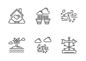 Outdoor Garden Vector Icon Set