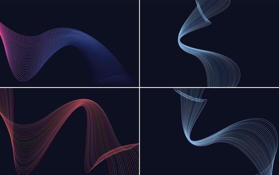 Add a touch of elegance to your presentation with this vector background pack