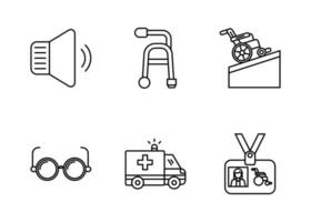 Accessibility Vector Icon Set