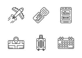 Tourism Vector Icon Set