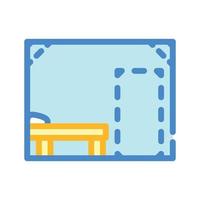 sanitation room color icon vector isolated illustration