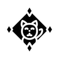 game about digital collectible cats in nft form glyph icon vector illustration