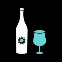 Goblet and Wine Vector Icon