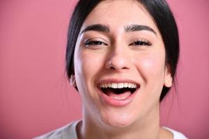 showing tongue and having fun photo