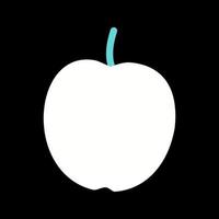 icono de vector de manzana