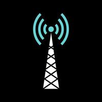 icono de vector de torre de telecomunicaciones