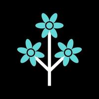 Flower Branch Vector Icon