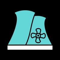 Nuclear Plant Vector Icon