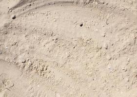 texture of yellow sand on the Black Sea, top view photo