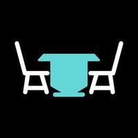 Lunch Table Vector Icon