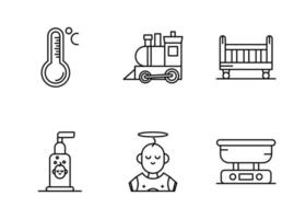 Unique Vector Line Icon Set