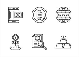 Unique Vector Line Icon Set