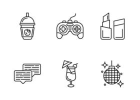 Unique Vector Line Icon Set