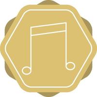 Beautiful Music Line Vector Icon