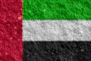 united arab emirates flag texture as backdrop photo
