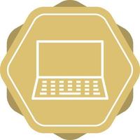 Beautiful Laptop vector line icon