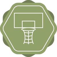 Beautiful Volleyball Hoop Vector Icon