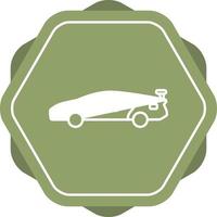 Beautiful Sports Car Line Vector Icon