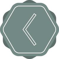 Beautiful Arrow Back Line Vector Icon