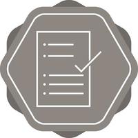 Beautiful Check Report Line Vector Icon