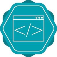 Beautiful Coding vector line icon