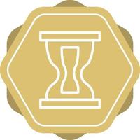 Beautiful Hourglass vector line icon