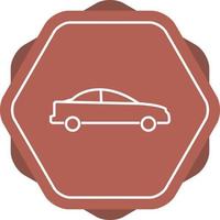 Beautiful Car vector line icon