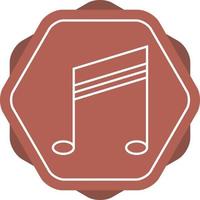 Beautiful Music Line Vector Icon