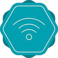 Beautiful Wifi Signal Line Vector Icon