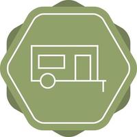 Beautiful Container Line Vector Icon