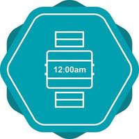 Beautiful Watch Line Vector Icon