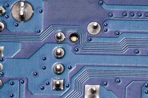 Computer circuit texture background photo