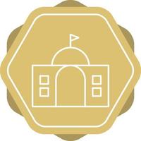 Beautiful Building Vector line icon