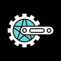 Crankset Vector Icon