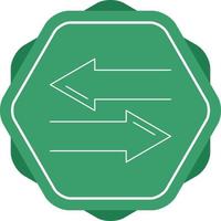 Left Right arrows line icon vector