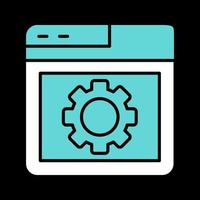 Browser Setting Vector Icon