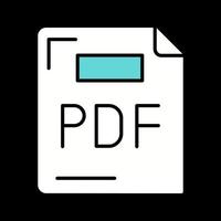 icono de vector de pdf