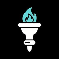 Torch Vector Icon