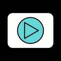 Play Button Vector Icon