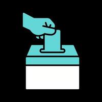 icono de vector de votación