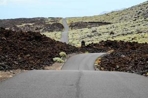 Scenic road view photo