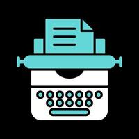 Typewriter Vector Icon