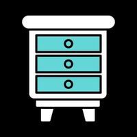 Chest Of Drawers Vector Icon