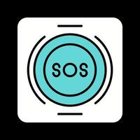 Emergency Button Vector Icon